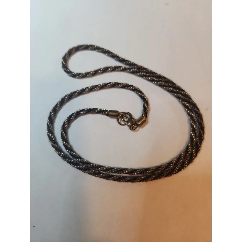 Vintage Two Tone Rope Chain